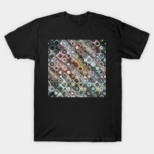 Abstract Circles Pattern T-Shirt